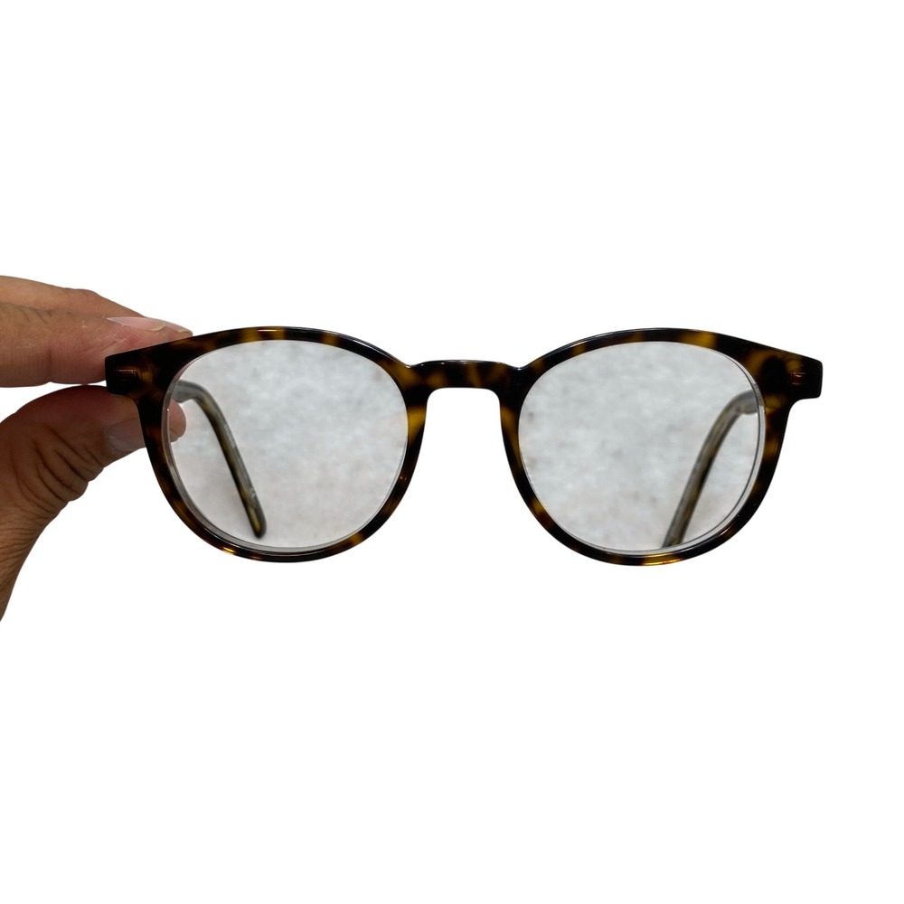 HUGO Glasses Mens 48 Dark Havana HG 06 Round Tortoise Optical Frames